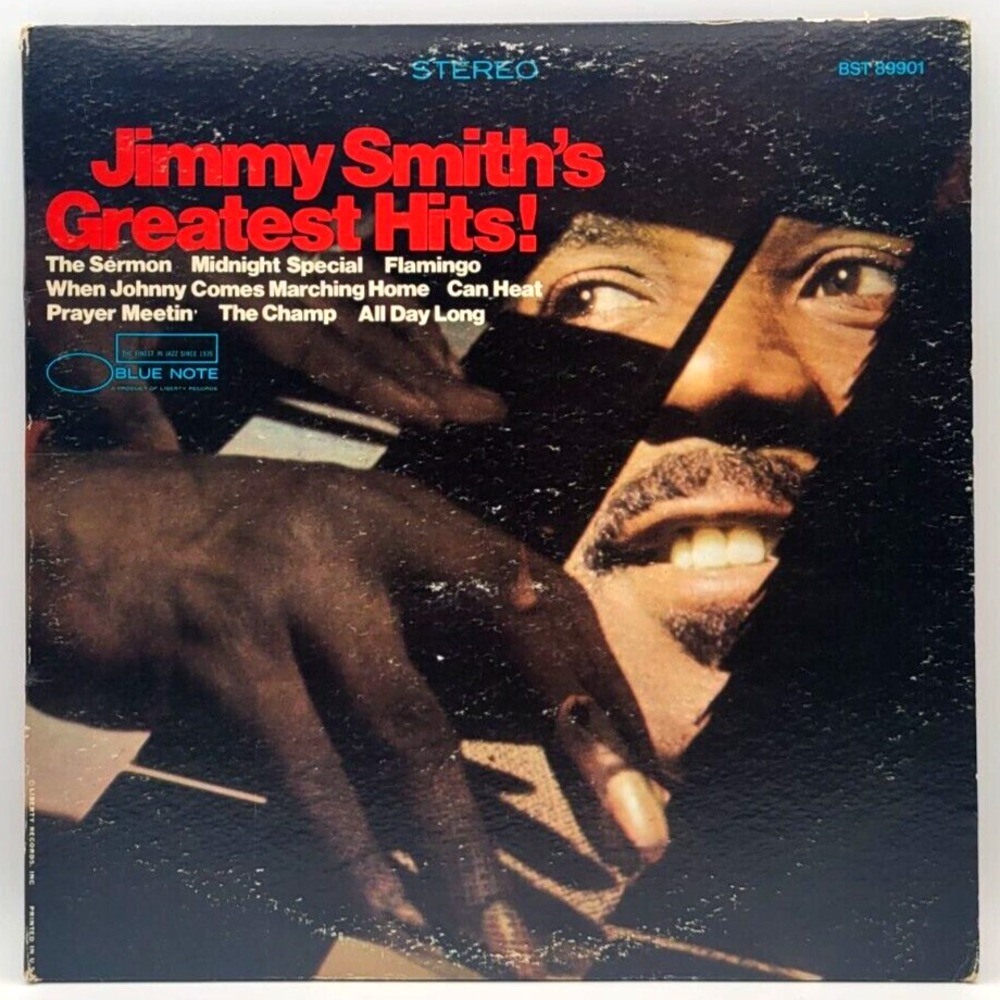 JIMMY SMITH‎ - JIMMY SMITH'S GREATEST HITS  - JAZZ LP BLUE NOTE BST 89901